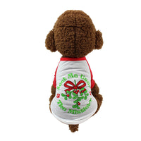 HKM-7175613 Cozy Cotton Dog Christmas Sweatshirt Vest in Multiple Styles and Sizes