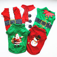 HKM-7175613 Cozy Cotton Dog Christmas Sweatshirt Vest in Multiple Styles and Sizes