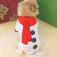 HKM-7175613 Cozy Cotton Dog Christmas Sweatshirt Vest in Multiple Styles and Sizes