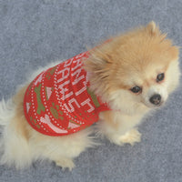 HKM-7175613 Cozy Cotton Dog Christmas Sweatshirt Vest in Multiple Styles and Sizes
