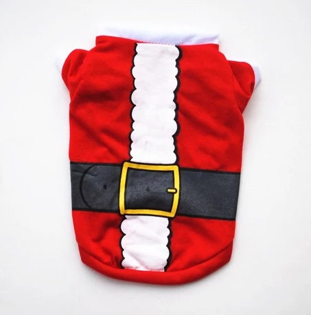 HKM-7175613 Cozy Cotton Dog Christmas Sweatshirt Vest in Multiple Styles and Sizes