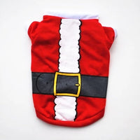 HKM-7175613 Cozy Cotton Dog Christmas Sweatshirt Vest in Multiple Styles and Sizes