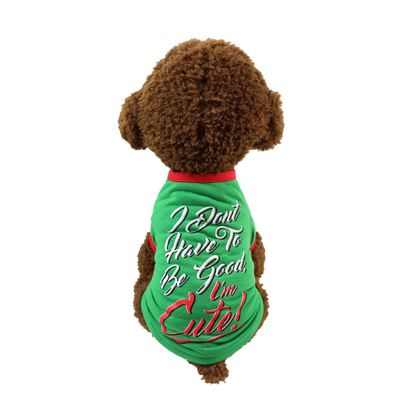 HKM-7175613 Cozy Cotton Dog Christmas Sweatshirt Vest in Multiple Styles and Sizes