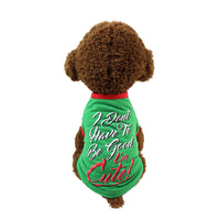 HKM-7175613 Cozy Cotton Dog Christmas Sweatshirt Vest in Multiple Styles and Sizes