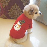 HKM-7175613 Cozy Cotton Dog Christmas Sweatshirt Vest in Multiple Styles and Sizes