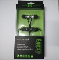 HKM-717587 Bluetooth Sports Earphones with Microphone and Noise Cancellation - Lightweight, Ergonomic Design, Foldable, HD Voice, 10m Range