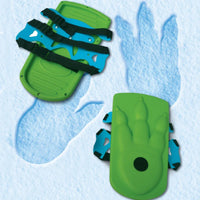 HKM-717651 Dinosaur Claw Print Snow Shoes Tracks for Kids - Interactive Winter Outdoor Fun