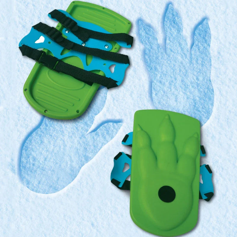 HKM-717651 Dinosaur Claw Print Snow Shoes Tracks for Kids - Interactive Winter Outdoor Fun