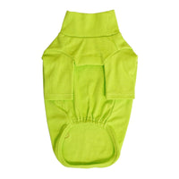 HKM-7177021 Cozy Turtleneck Ribbed Cat Shirt in Sky Blue, Fruit Green, and Pink - Sizes S to XL