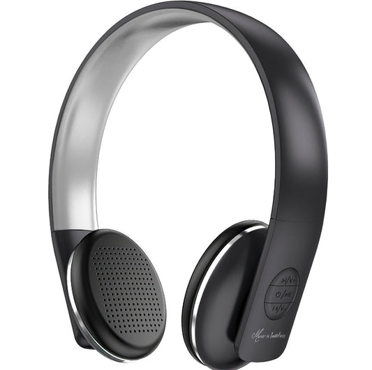 HKM-717715 A50-BT Wireless Headphones - Bluetooth 5.0, 8-Hour Playback, FM Radio, Type-C Charging, Hands-Free Calling, Black