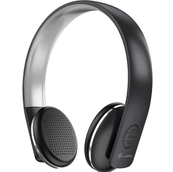 HKM-717715 A50-BT Wireless Headphones - Bluetooth 5.0, 8-Hour Playback, FM Radio, Type-C Charging, Hands-Free Calling, Black