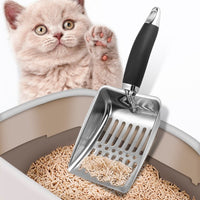 HKM-7177405 Large Stainless Steel Cat Litter Scoop with Multiple Handle Options