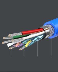 HKM-717779 USB 3.0 Printer Data Cable - Oxygen-Free Copper, Gold-Plated, Available in 0.5m to 3m Lengths