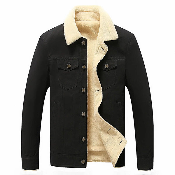 HKM-717779 Velvet Thickened Washed Jacket for Men's Jackets Autumn Winter Jackets Clothing Winter Men's Coats