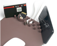 HKM-717907 Wireless Charging Mouse Pad with Integrated Charging Station