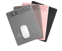 HKM-717907 Wireless Charging Mouse Pad with Integrated Charging Station