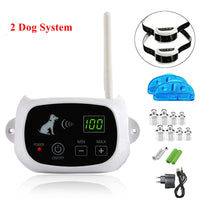 HKM-7179197 Wireless Electronic Pet Fence System with Rechargeable Waterproof Collar and Adjustable Range