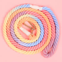 HKM-7180989 Adjustable Rainbow Cotton Dog Leash ¨C 1.8m Lightweight Traction Rope
