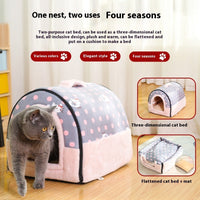 HKM-7181245 Four Seasons Removable and Washable Dog and Cat Nest Bed