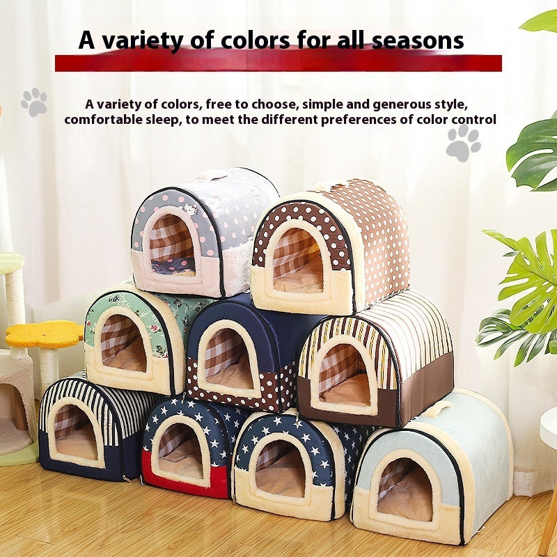 HKM-7181245 Four Seasons Removable and Washable Dog and Cat Nest Bed