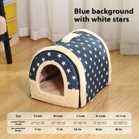 HKM-7181245 Four Seasons Removable and Washable Dog and Cat Nest Bed
