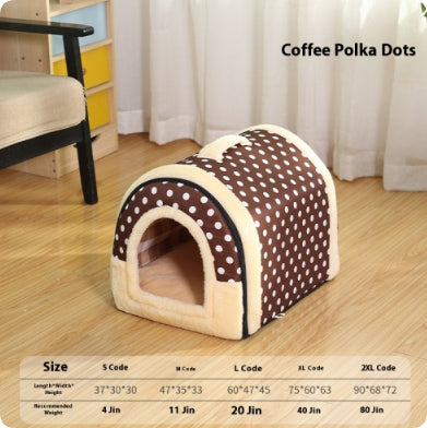 HKM-7181245 Four Seasons Removable and Washable Dog and Cat Nest Bed