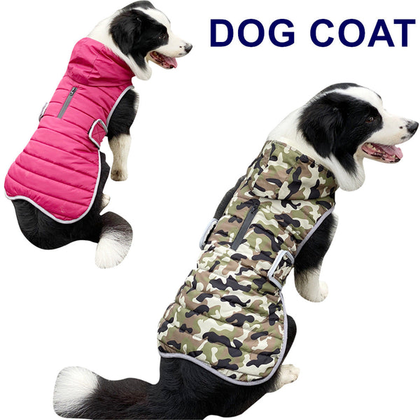 HKM-7181629 Stylish Detachable Hooded Camo Dog Coat in Multiple Colors and Sizes