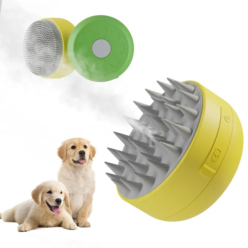 HKM-7182781 Electric Pet Spray Comb with Massage Feature for Cats and Dogs ¨C 30ml Water Tank, Portable and Convenient