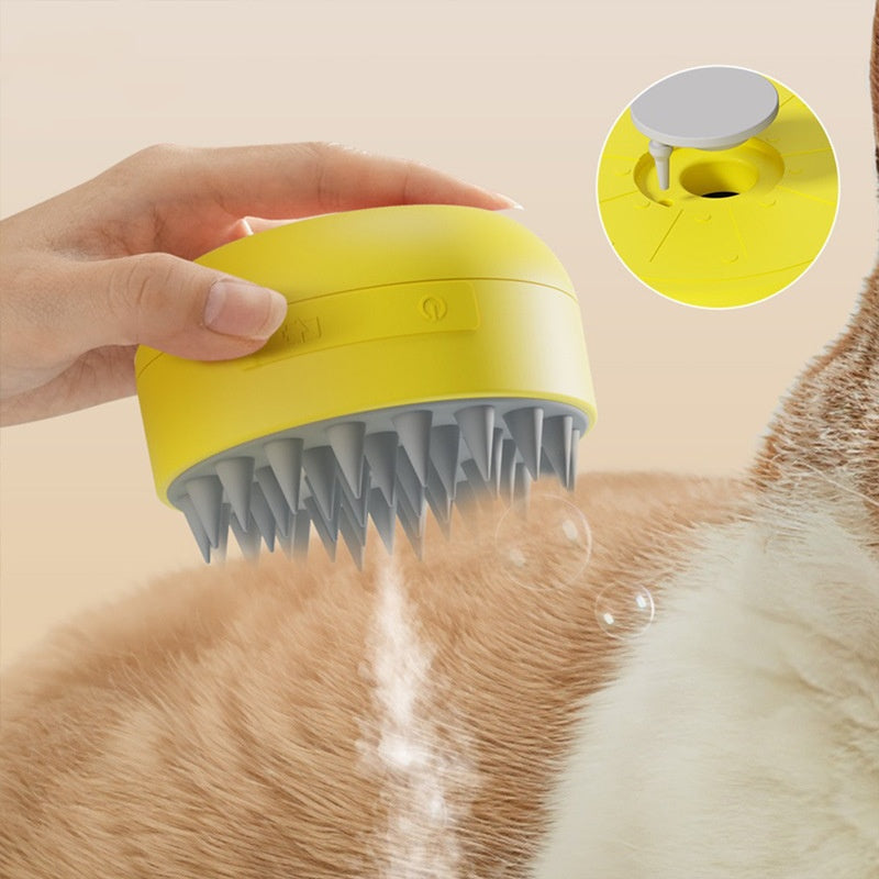HKM-7182781 Electric Pet Spray Comb with Massage Feature for Cats and Dogs ¨C 30ml Water Tank, Portable and Convenient