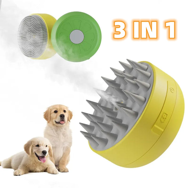 HKM-7182781 Electric Pet Spray Comb with Massage Feature for Cats and Dogs ¨C 30ml Water Tank, Portable and Convenient