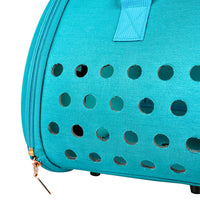 HKM-7183421 Transparent Pet Carrier Backpack for Small Animals - Breathable, Ergonomic Design with Ventilation Holes