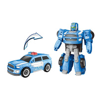 HKM-718355 2-in-1 Remote Control Car and Robot for Boys, Interactive Light & Sound Toy, Ages 5-7, ABS Plastic, EPT739902