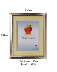 HKM-718419 Polystyrene Photo Frame for 4R, 5R, 6R, 8R, A4, 12x16, 12x18 Pictures - Perfect for Home or Office Display
