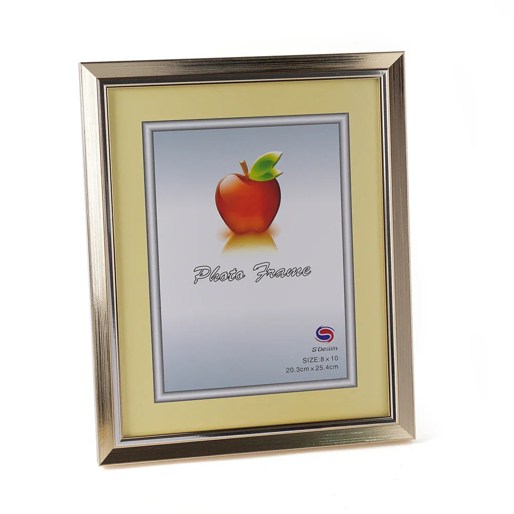 HKM-718419 Polystyrene Photo Frame for 4R, 5R, 6R, 8R, A4, 12x16, 12x18 Pictures - Perfect for Home or Office Display