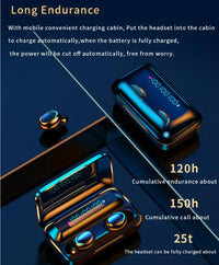 HKM-718547 Wireless Bluetooth Ear Hooks - True Wireless Headphones with Ergonomic Design and Comfortable Fit
