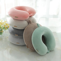 HKM-718675 U-Shaped Memory Foam Travel Pillow in Multiple Colors