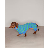 HKM-7187517 Knitted Color-Block Stretch Four-Legged Dog Outfit for All Sizes