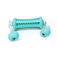 HKM-7187773 Durable Rubber Dog Cleaning Toy with Rope for Teething and Chewing