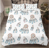 HKM-718867 3D Dream Catcher Bedding Set for 2.0m Bed - Polyester Twill, Digital Print, European Style