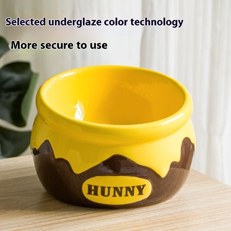 HKM-7188925 Elevated Ceramic Cat and Dog Bowl with Antislip Design for Cervical Support