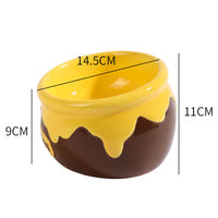 HKM-7188925 Elevated Ceramic Cat and Dog Bowl with Antislip Design for Cervical Support