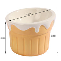 HKM-7188925 Elevated Ceramic Cat and Dog Bowl with Antislip Design for Cervical Support