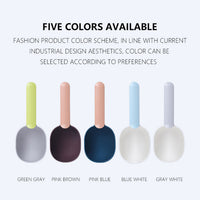HKM-7190205 Ergonomic Pet Food Scoop with Bag Clip Handle for Accurate Measurement and Easy Feeding