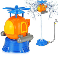 HKM-719187 Kids Outdoor Water Sprinkler Toy with Ejector Rocket Launcher for Summer Fun