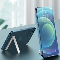 HKM-719251 Portable Folding Aluminum Alloy Mobile Phone Holder - Compact Design for Easy Use and Charging