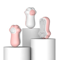 HKM-719251 Soft Bristle Cat Shower Brush for Massage and Grooming