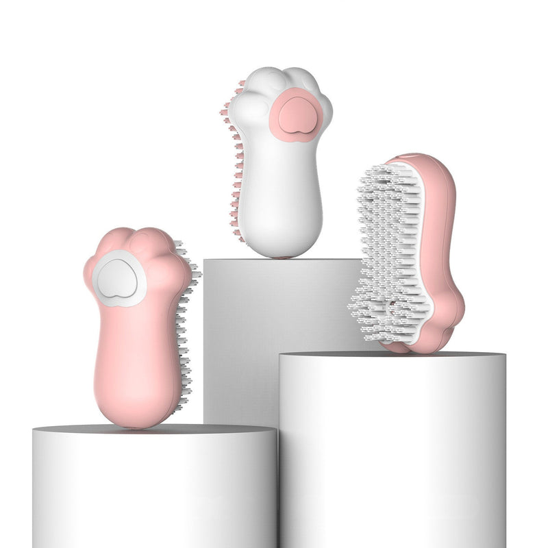 HKM-719251 Soft Bristle Cat Shower Brush for Massage and Grooming