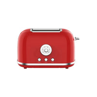 HKM-719443 Retro Style 2-Slice Bread Toaster with Dust Cover for Household Use