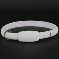 HKM-7194685 Luminous Rechargeable Dog Walking Collar Leash - Universal Size 65cm for All Seasons
