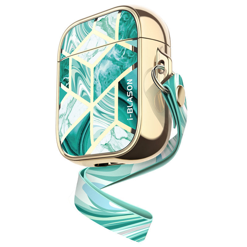 HKM-719571 Stylish Marble Case for AirPods 1st and 2nd Generation - Various Colors Available